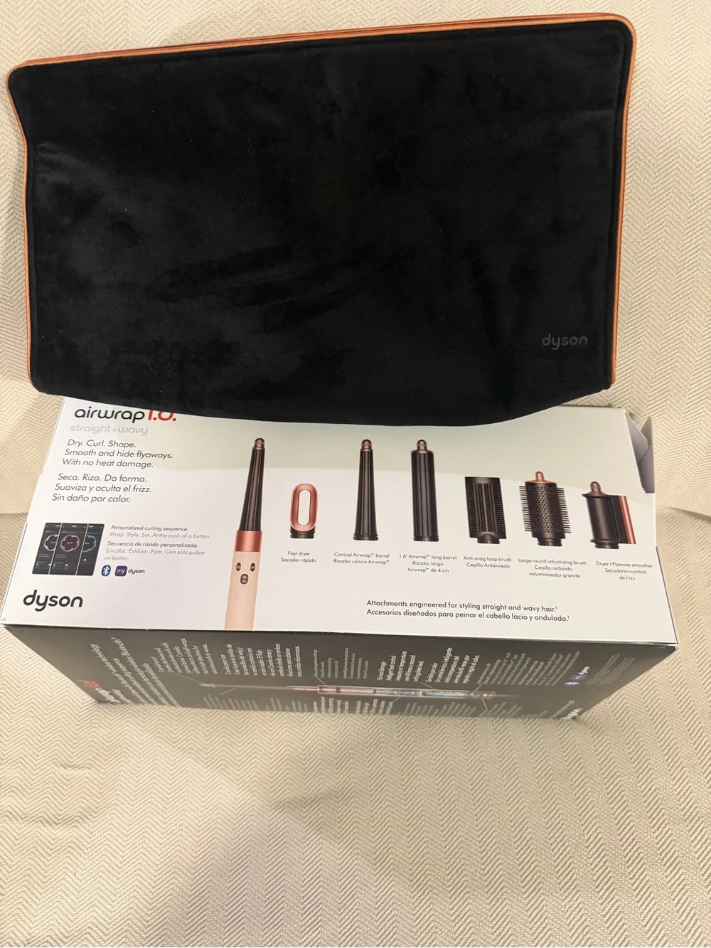 Dyson Black Travel Case with Copper Trim